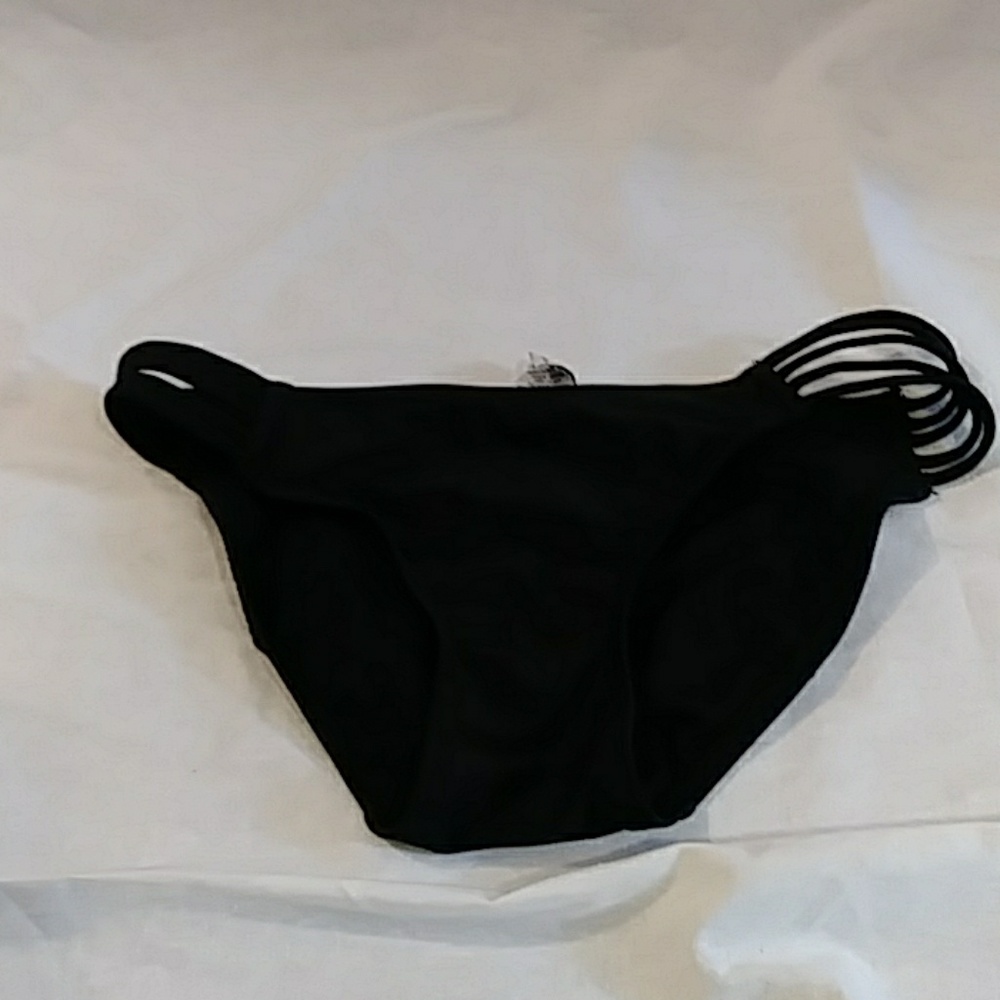 Blue Ice Bathing Suit Bottom. M Black.